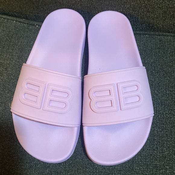 Balenciaga BB Pool Slides - Picture 2 of 6